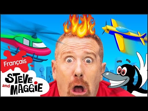 Je joue avec mes jouets | Une historie d'un robot pour les enfants de Steve et Maggie Français