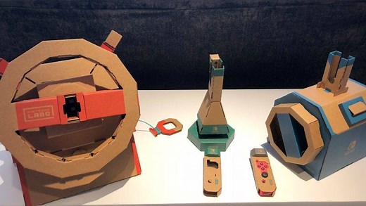 Nintendo's next Labo kit goes on sale September 14, and it's called the Vehicle Kit. Here's a look at one of the builds, the steering wheel, in action. | Kotaku
