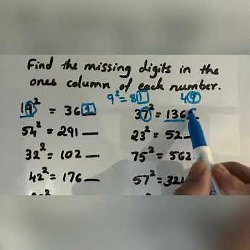 Squares and square roots/ grade 7