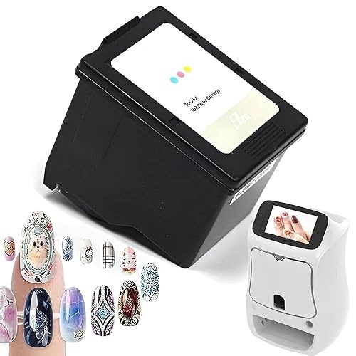 BeoyNot Special Inkjet Ink Cartridge for Nail Printer, 3D Color Ink Cartridge with HD Painting for 800 Nails,