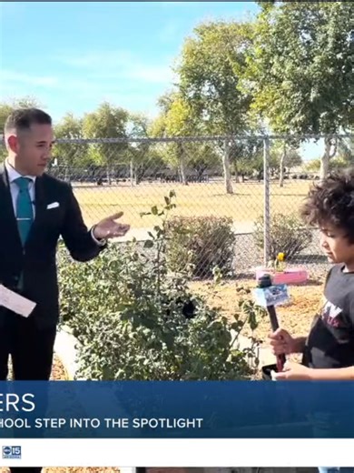 Every morning millions of people check the weather☀️ This week in Surprise, the kids were the weather team. Nearly 30 students. First time on camera. Nervous, scared, and they stepped up anyway. Sunset Hills Elementary just made history 🌱🎙️ This is KidCasters.