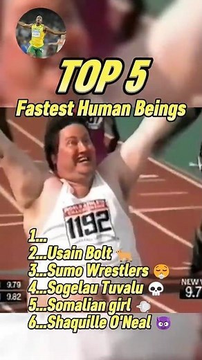 Top 5 Fastest Human Beings in Sprinting History!