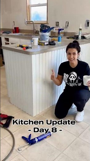 BUDGET-FRIENDLY Fluted Shiplap Kitchen Island Transformation!