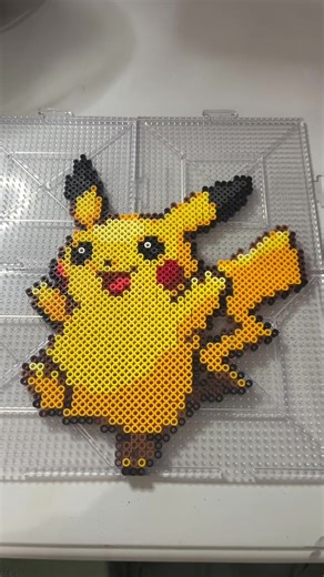 Pikachu #fyp #pokemon #perlerbeads