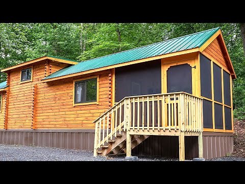 Amazing Cozy Sierra Log Cabin for Sale by Lancaster Log Cabins