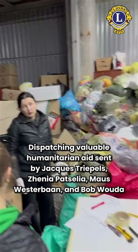 Dispatching humanitarian aid with Kyiv Lions