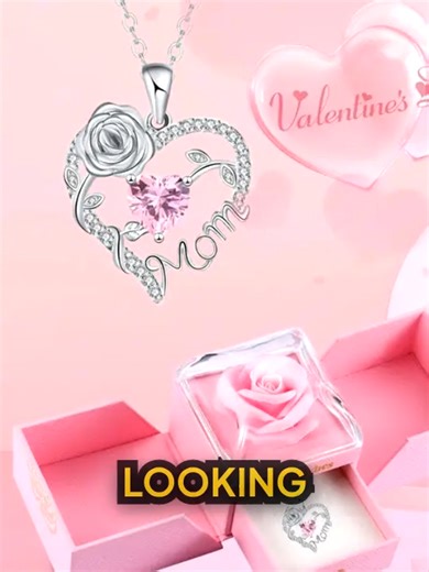 A polished heart-shaped pendant with a delicate rose at its center. Soft shine, sweet meaning — a small everyday reminder of love and care.