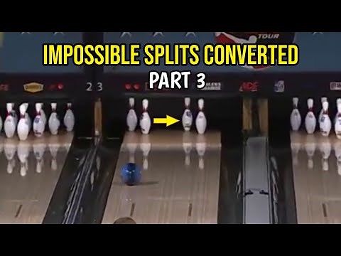 IMPOSSIBLE splits made by PBA pro's PART 3 | Bowling split conversions