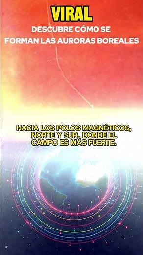 Explora cómo se forman las auroras boreales con esta sencilla guía visual