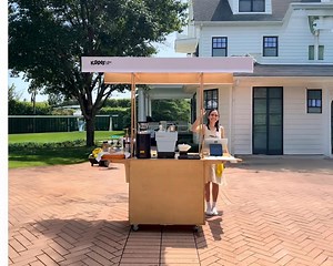 Personalized Mobile Display Cart With Roof: Branding Event Vendor Booth - Etsy