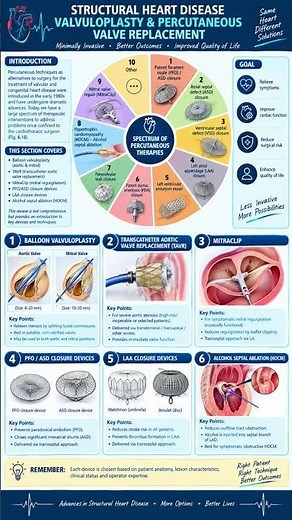 ❤️ STRUCTURAL HEART DISEASE — PERCUTANEOUS INTERVENTIONS | Follow and subscribe to my channel