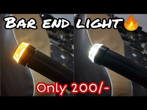 How To Install Bar End Lights In Any Motorcycle Or Scooter [Easy DIY]