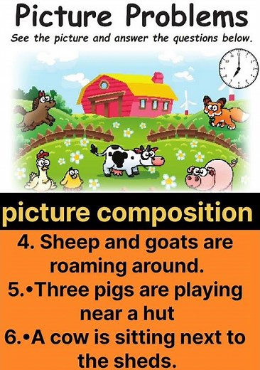 picture composition /picture description grade 1