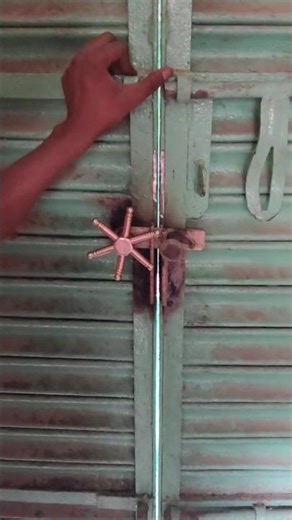New gate lock 🔐 #shortvideo