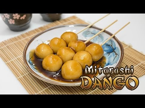 Mitarashi Dango Recipe (Japanese dumplings)