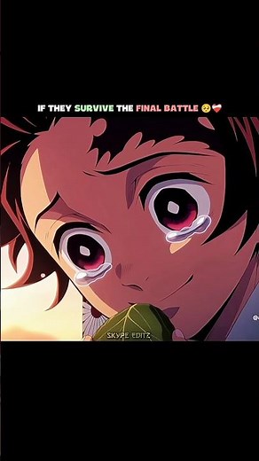 If they survive the final battle 🥺❤️‍🩹 #demonslayer #foryou #kimetsunoyaiba #shorts