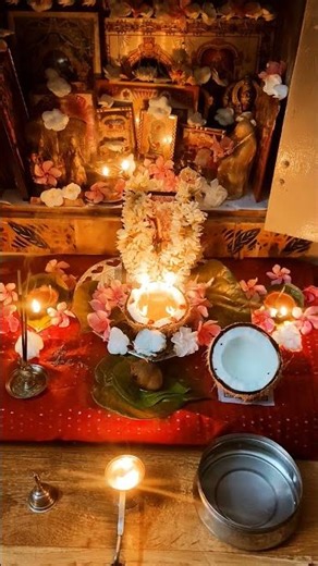 Today's special video and my pooja Deceration #godblessings