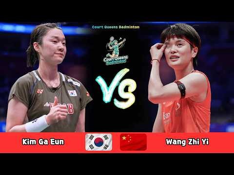 Women's Singles | Kim Ga Eun (KOR) vs Wang Zhi Yi (CHN) |💯🔴| Badminton 2026
