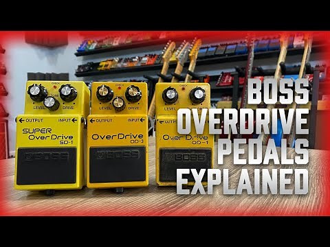 Boss Overdrive Pedals Explained OD-1/OD-3/SD-1