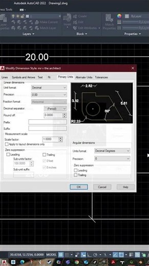 How to Add Units to Dimensions in AutoCAD 2026 (Step-by-Step)