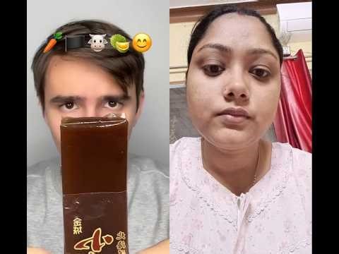 unusual jelly reaction #shorts #collab #duet #asmr #eating