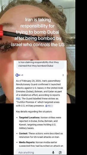 The US started 💣 another country because they say they dont want them armed with nukes. In reality, they want to take over Iran's land and resources and control it (like they colonized US) But they won't say that. Israel controls the US and everyone is waking up to it. #Iran #Dubai #news #world #fifa