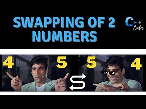 Swapping of two Numbers using Temporary Variable in C++ |Turbo C++ |Programming | Free Gdrive Code |
