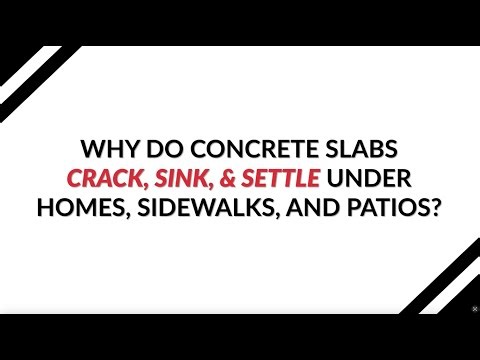 Why Do Concrete Slabs Crack, Sink, & Settle?