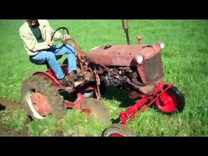 1954 Farmall Cub Disk Plow in action 2