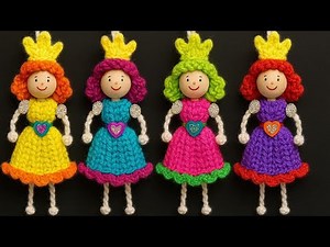Very easy Crochet simple doll keychain tutorial for beginners