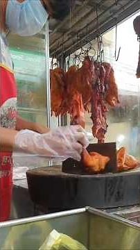 Cutting Peking Duck & Crispy Pork Belly — Street Food Perfection!