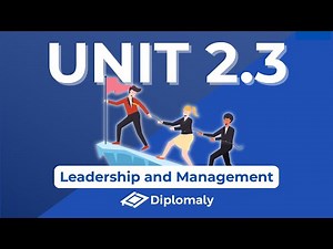 Unit 2.3: Leadership and Management - IB Business Management