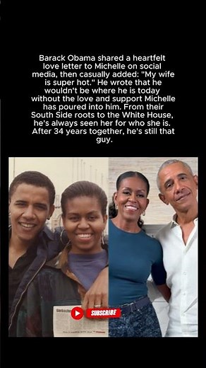 Barack Obama Casually Dropped This About His Wife #barackobama #trending