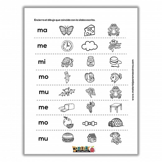 138K views · 1.8K reactions | ✅Aprendiendo a leer - 02 - Ma, me, mi, mo, mu Plan de trabajo con gran variedad de actividades interactivas para estudiar las sílabas ma, me, mi, mo, mu. | Maestro Carlos Alfaro | Facebook