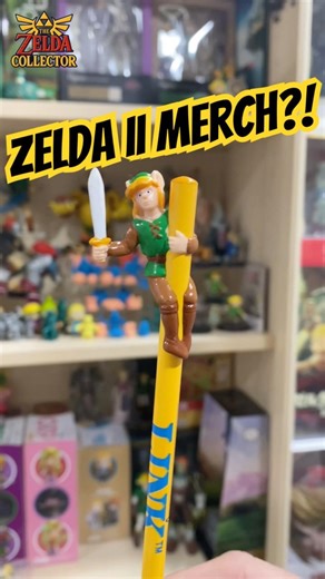 Zelda II Actually Had Merch?! (Rare 80s Link Pencil Topper)