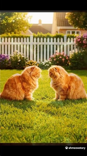 Street Standoff: Tiny Speed vs Big Belly #Cats #Battle #Cute