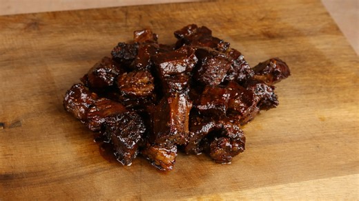 Smoked chuck roast burnt ends tutorial