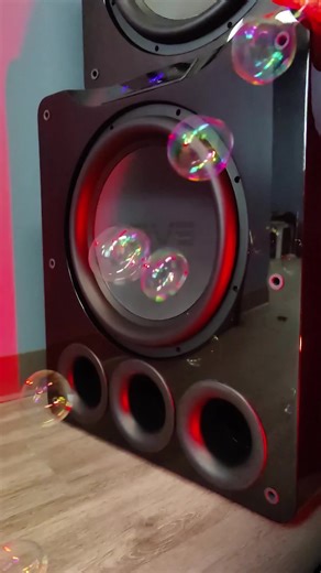 Subwoofer and Bubbles | SVS PB-4000 | Bass HiFi Home Theater