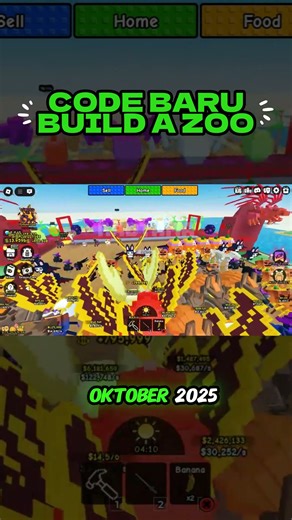 Kode Terbaru Build a Zoo Roblox Oktober 2025! 🥚💰 #roblox #buildazoo #shorts #fypシ