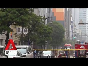 Four injured after suspected gas explosion at restaurant in Tokyo's Shimbashi district