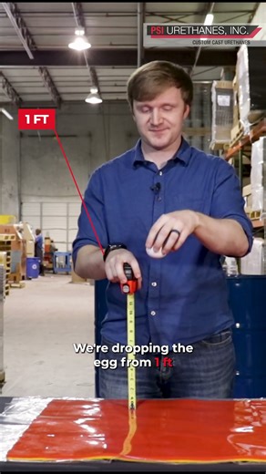 Can Urethane Stop an Egg From Cracking?! #manufacturing #manufacturer #experiment