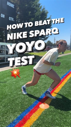 ⚡️Everything you need to know about the NIKE SPARQ YOYO TEST to improve your score⚡️ If this is one of your team’s fitness tests, we’ve got you covered 😎 Your level of fitness AND your efficiency when interacting with the ground can make or break your level! As always, you won’t catch us training without protecting our feet with our VKTRY insoles Save the workout at the end and tag a friend you want to train with to be entered to win a pair of @teamvktry insoles! | SoccerGirl