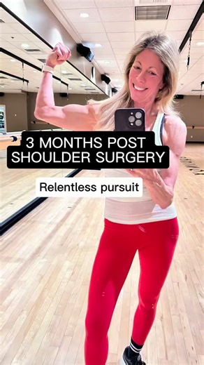 JILL BROWN | 3 months post shoulder surgery. 5 anchors for 3 tendons. Not a comeback story. A rebuild story. There were weeks I could only do the... | Instagram