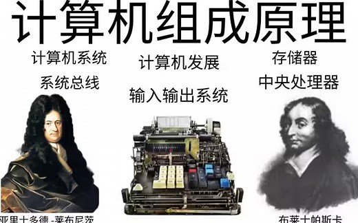 计算机底层原理预习教程！120分钟讲完计算机的发展历史、汇编语言、计算机硬件知识、CPU的组成！