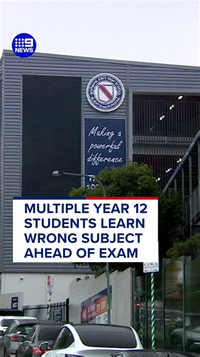 27K views · 120 reactions | Year 12 students from at least eight Queensland schools have discovered they've learnt the wrong topic just days before their final test. #9News READ: https://nine.social/12zJ | 9 News Gold Coast | Facebook