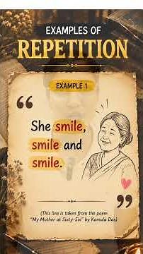 Repetition Literary Term / Repetition in easy effective language/ All doubts clear 😀
