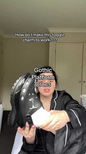 Gothic Platform Crocs with Jibbitz: Design Dilemma & Black Friday Haul