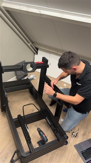 SimRacingHub on Instagram: "Building my new Sim Lab P1X Ultimate - Pt. 2 🏆 It’s starting to look like something cool! 😎 Continued building on this new setup. Already love the full black and clean look of this built. 🙌🏻 This is definitely the most frustrating part of building a rig: installing the seat slider. This is such a frustrating experience. Again and again lol. 🤣 #simracing #simrace #simlab #simracinghub #cockpit #simulator #build #racing #race #acc #iracing #p1x #p1xultimate #simrac