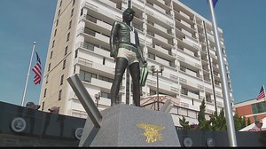 Navy SEAL monument unveiled at the Oceanfront