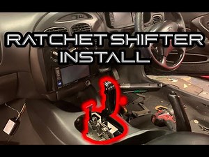 500KW Big Boost Barra Build Ep.7 - Installing a ratchet Shifter!